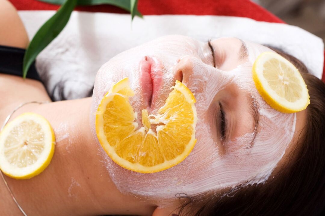 fruit face mask for skin rejuvenation